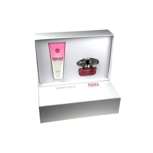 Versace Bright Crystal Giftset donna 150ml eau de toilette spray 50ml-body lotion 100ml