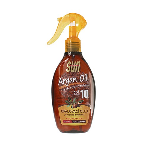 Vivaco SUN suntan oil with argan oil SPF 10 donna 200ml
