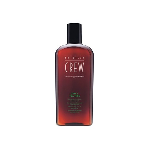 American Crew Shampoo, Conditioner & Body Wash - Shampoo with tea tree 3in1 uomo 1000ml