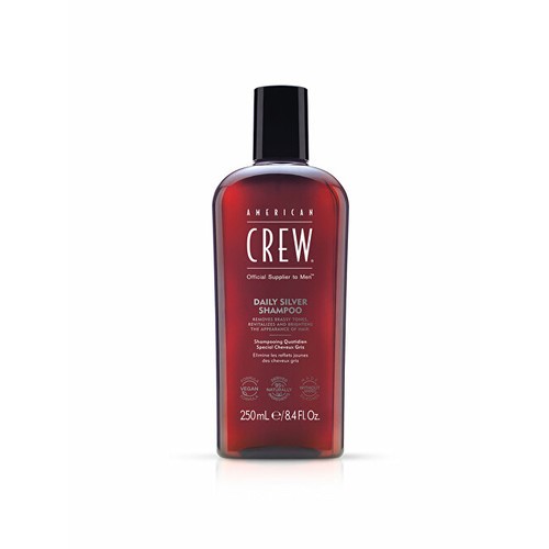 American Crew Daily Silver Shampoo capelli grigi Shampoo quotidiano 250ml Uomo