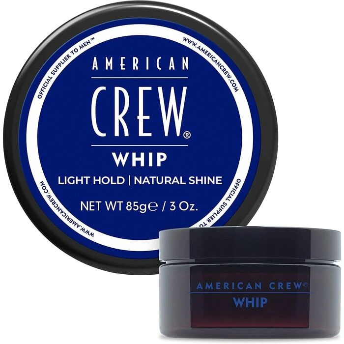 American Crew Whip Light Hold Natural Shine Crema per capelli a tenuta leggera donna 85ml