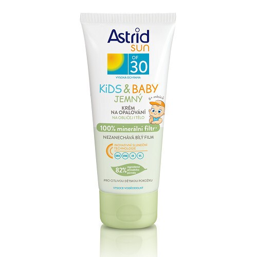 Astrid Sun OF 30 Kids and Baby Crema solare delicata per bambini 100 filtro minerale 100ml Donna
