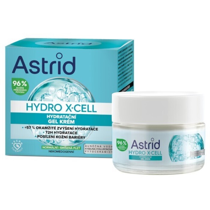 Astrid Crema gel idratante per pelli da normali a miste Hydro X-Cell 50ml donna