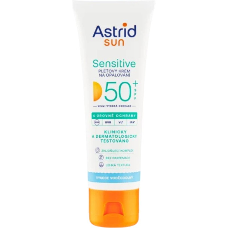 Astrid Sensitive Face Cream SPF 50+ - Sunscreen cream donna 50ml