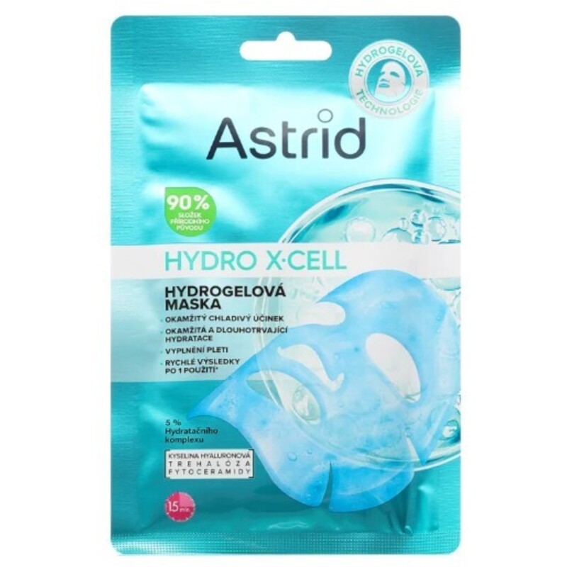 Astrid Hydro X-Cell Mask - Cooling hydrogel mask with phytoceramides donna