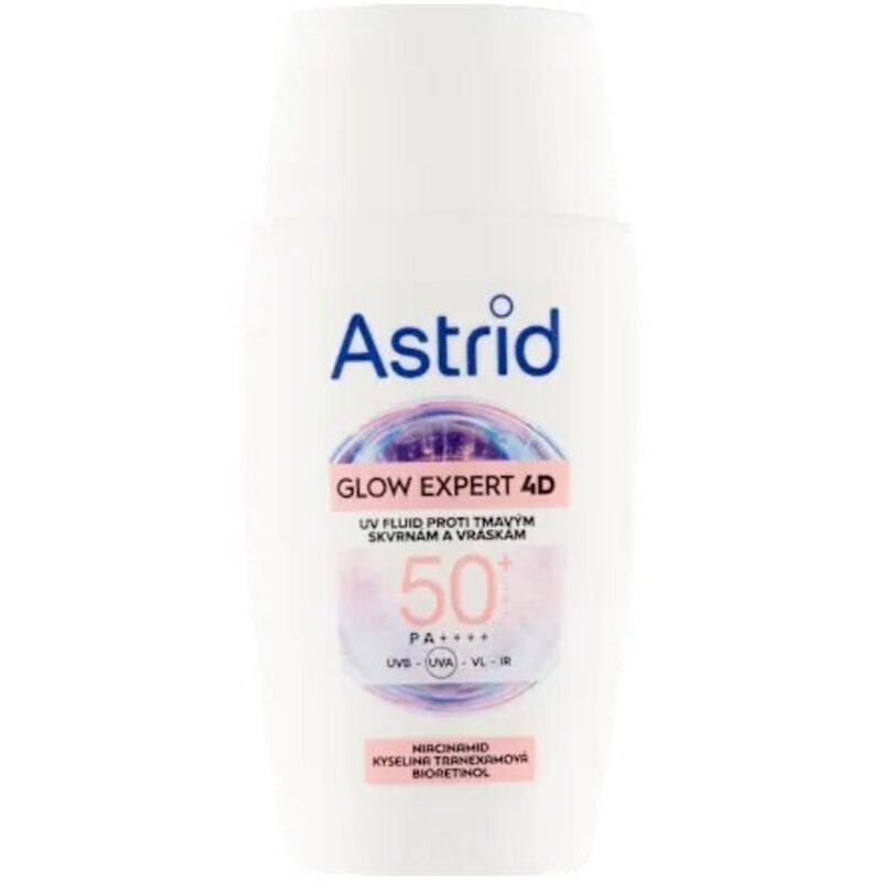 Astrid Glow Expert 4D SPF 50 - Skin fluid against dark spots and wrinkles donna 50ml
