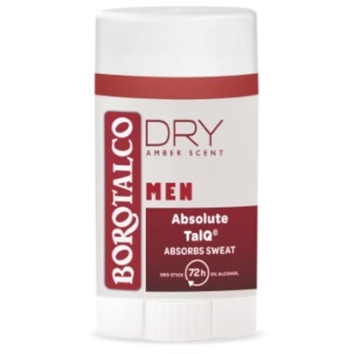 Borotalco Deodorante solido Uomo Dry Amber Scent Deo Stick 40ml uomo