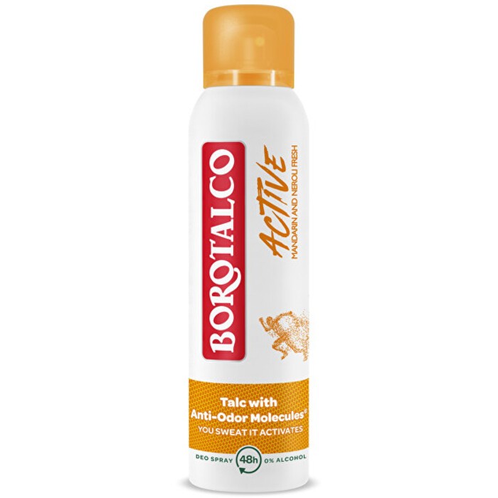 Borotalco Active Deo Spray - Mandarin and neroli spray deodorant donna 150ml