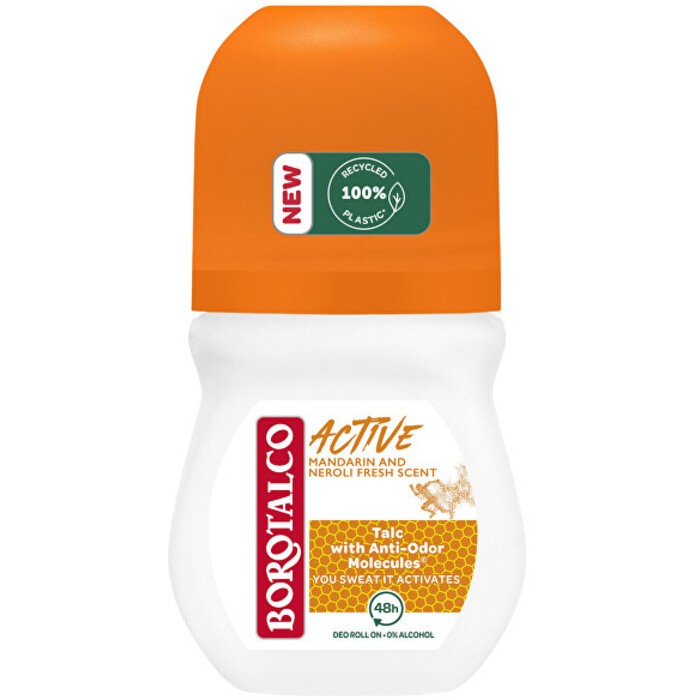 Borotalco Active Deo Roll-On - Roll-on deodorant mandarin and neroli donna 50ml