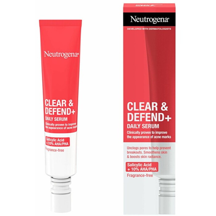 Neutrogena Clear and Defend Daily Serum Srum proti pupnkm donna 30ml