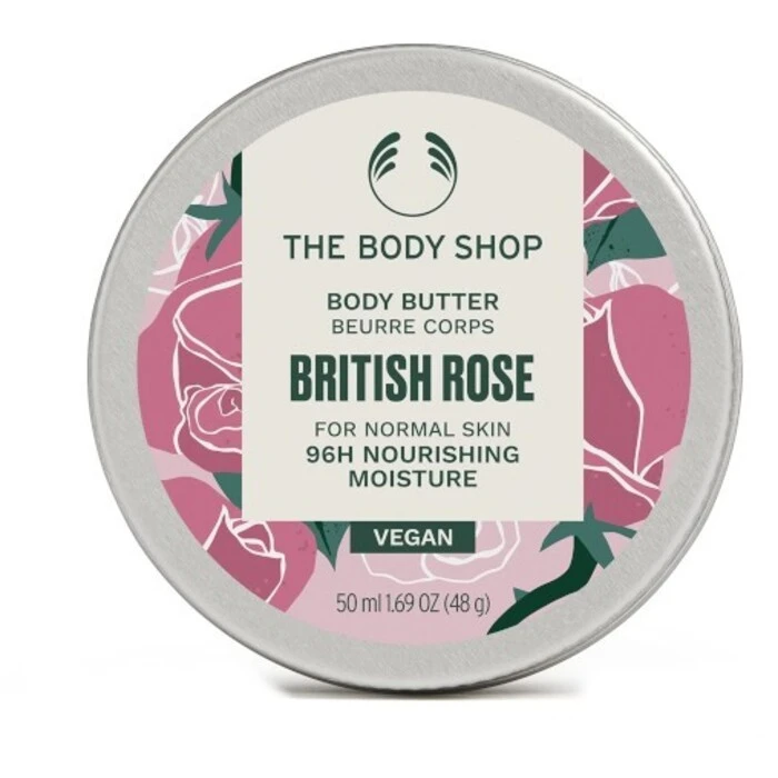 The Body Shop British Rose Body Butter Burro per il corpo per pelli normali donna 50ml