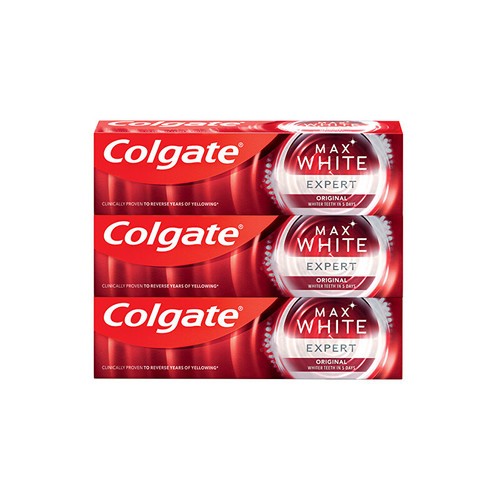 Colgate Max White Expert Original Toothbrush Set donna 75ml
