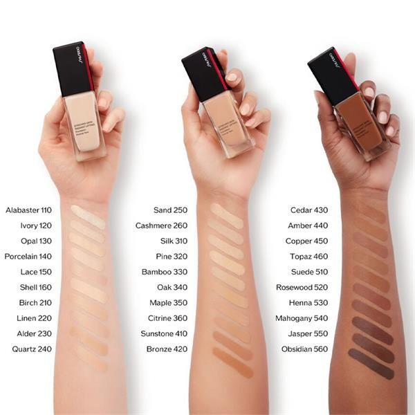 Shiseido Synchro Skin Self-Refreshing Foundation SPF 30 -130 Opal- 30ml Trucco a lunga durata con SPF fondotinta donna