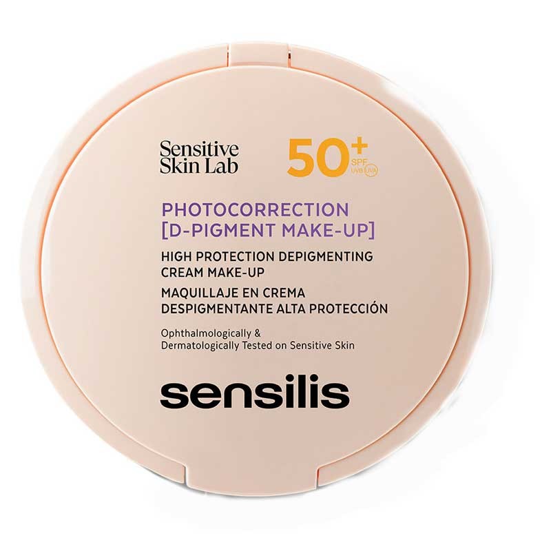 Sensilis Photocorrection D-Pigment Make-up SPF 50+ -01 Natural Rose- 10 g Trucco con SPF fondotinta donna