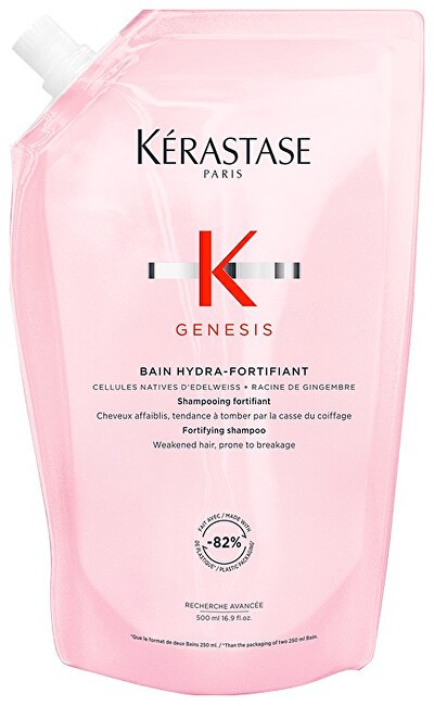 Kérastase Genesis Bain Hydra-Fortifiant Shampoo Fortificante Anticaduta Ricarica 500ml donna
