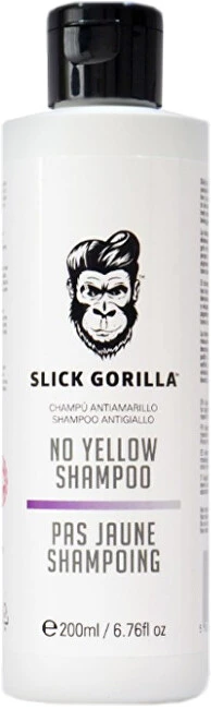 SLICK GORILLA Shampoo neutralizzante per capelli biondi No Yellow Shampoo 200ml uomo
