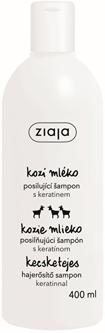 Ziaja Shampoo per capelli secchi e opachi alla cheratina Latte di Capra 400ml donna