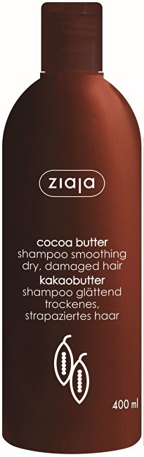 Ziaja Shampoo Lisciante per Capelli Secchi e Sfibrati Burro di Cacao 400ml donna