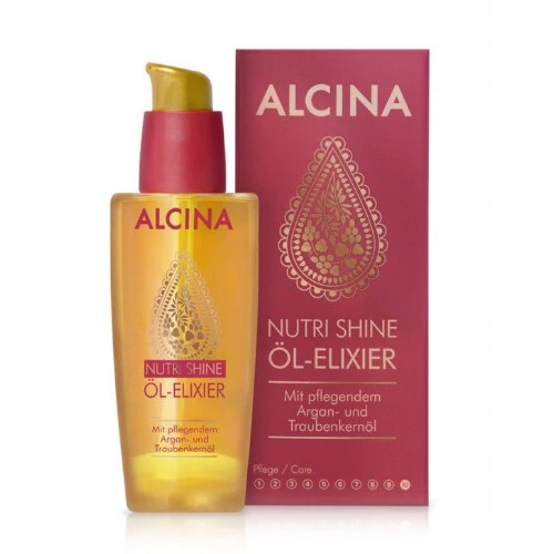 Alcina Olio per capelli secchi e danneggiati Nutri Shine Oil 50ml donna