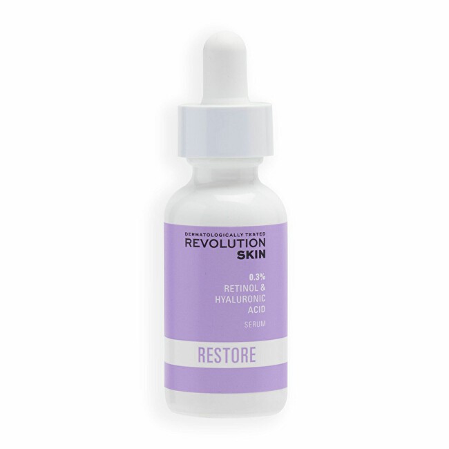 Revolution Skincare Siero per la pelle 0,3% Retinolo con Vitamine e Acido Ialuronico 30ml donna