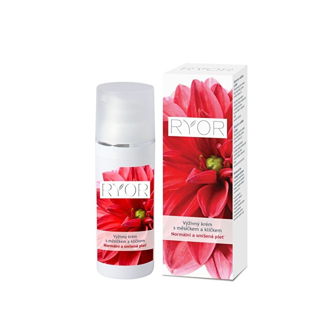 RYOR Crema nutriente alla calendula e alla chiave per pelli normali e miste 50ml donna