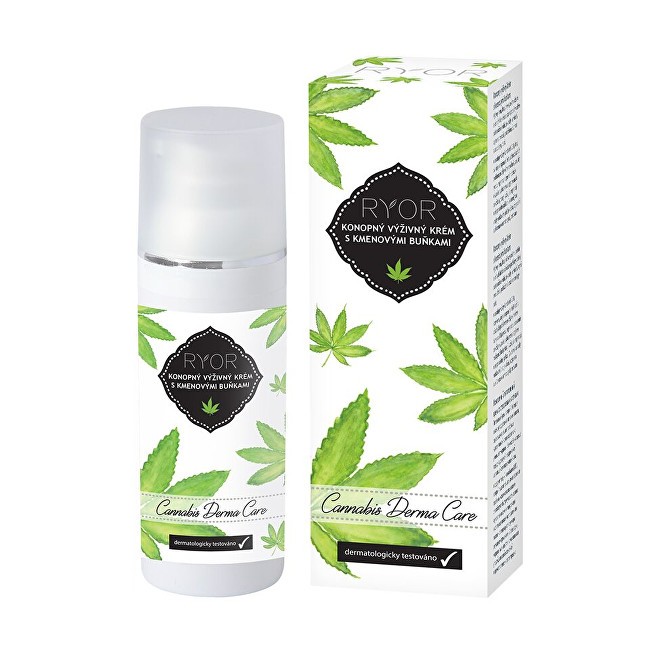 RYOR Crema nutriente Cannabis Derma Care da 50ml donna