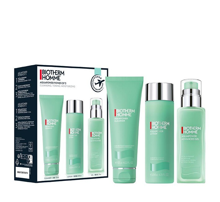Biotherm Set regalo trio idratante Aquapower uomo