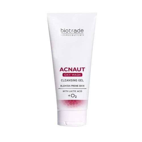 Biotrade Gel detergente per pelli problematiche Acnaut Oxy Wash Gel detergente 200ml donna