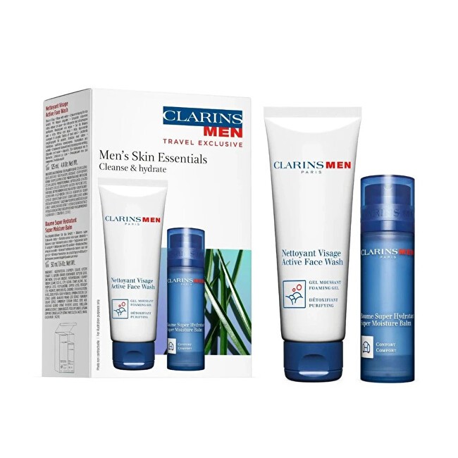 Clarins Set regalo per la cura della pelle Men's Skin Essentials uomo