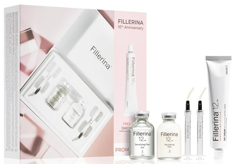 Fillerina Set regalo per la cura della pelle con effetto riempitivo 12HA livello 5 donna