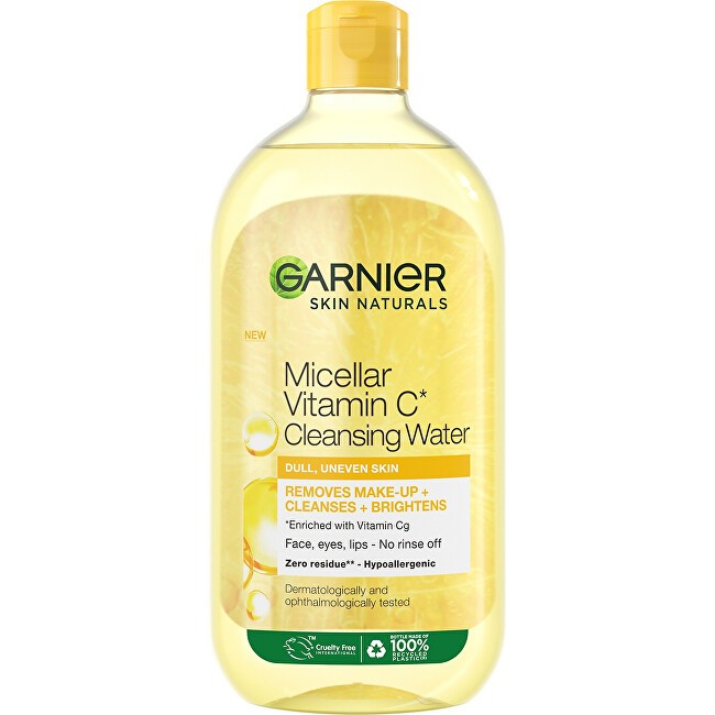 Garnier Acqua Micellare Illuminante con Vitamina C* Skin Naturals Cleansing Water 700ml donna