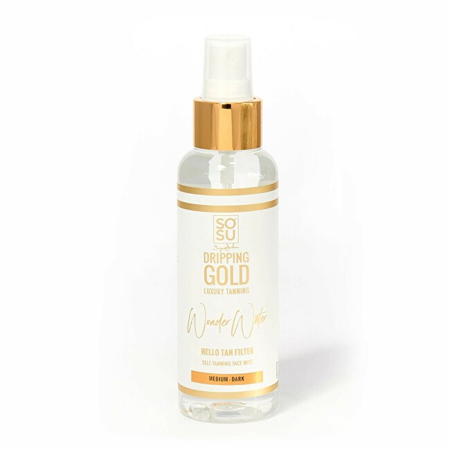 Dripping Gold Spray autoabbronzante per il viso Dripping Gold Wonder Water Medium/Dark 100ml donna