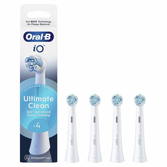 Oral B Testine di ricambio Ultimate Clean iO White 4 pezzi unisex