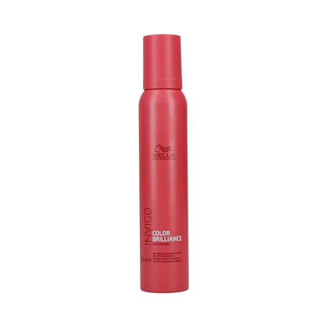 Wella Professionals Invigo Color Brilliance Vitamin Conditioning Mousse schiuma detergente per capelli colorati 200ml donna