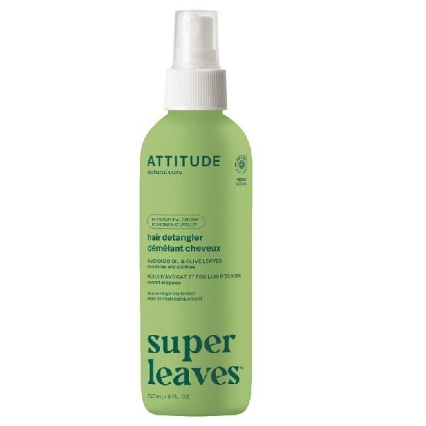 Attitude Spray districante naturale e nutriente per capelli Super Leaves Hair Detangler 240ml donna