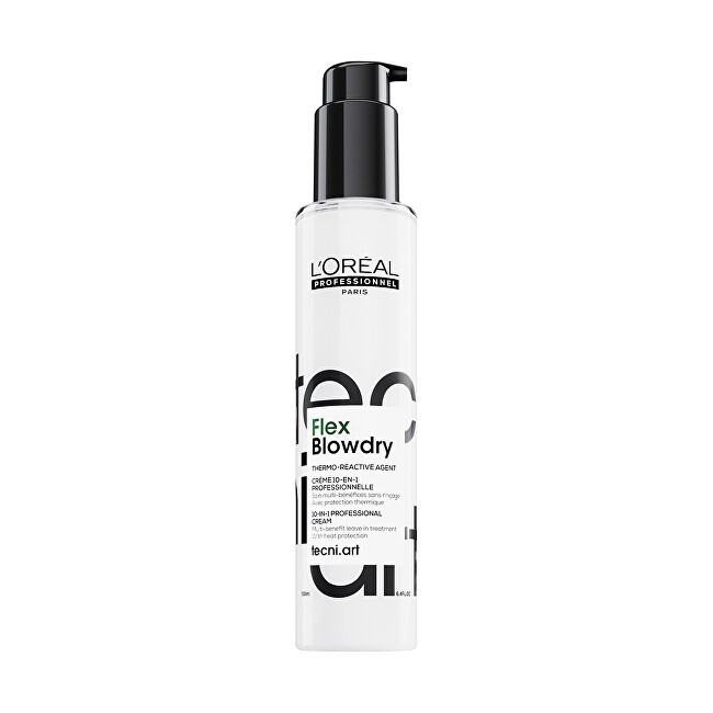 L'Oréal Professionnel Crema Fluidificante per Asciugatura Rapida Expert - Crema Memory Shape - Protezione dal Calore - Senza Ris
