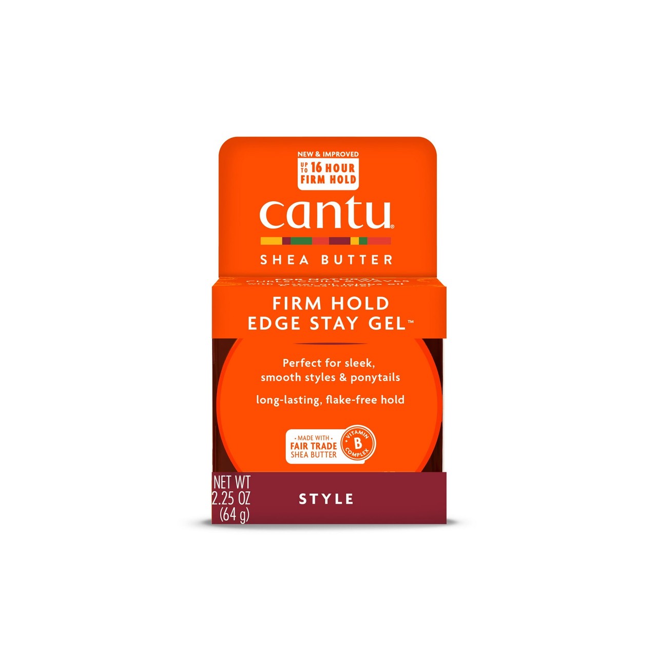 Cantu Shea Butter Firm Hold Edge Stay Gel 64 g