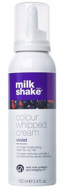 Milk Shake Mousse colorata senza risciacquo Color Whipped Cream 100ml - Tonalità: Viola donna