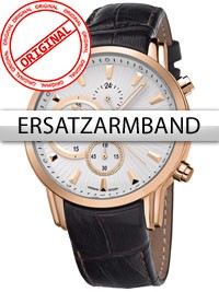 Bossart Replacement Strap Leather BW-1104 Brown Rose Clasp