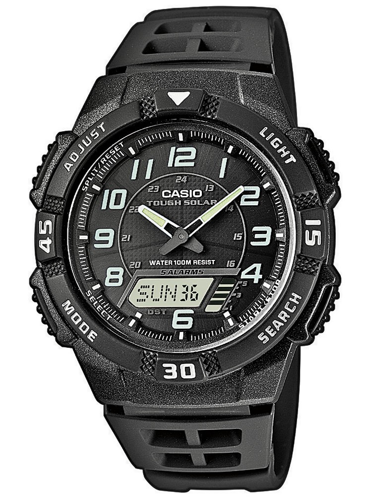 orologio uomo CASIO AQ-S800W-1BVEF Collection Solar 42mm 10 ATM