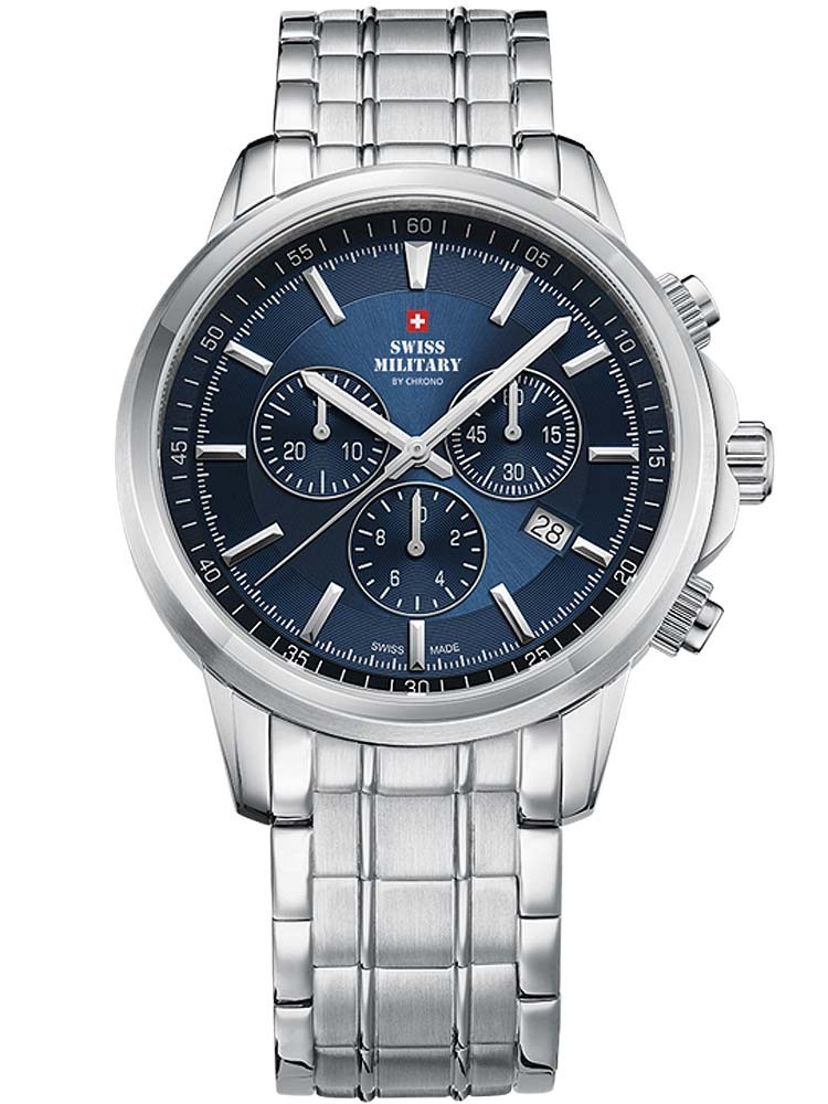 orologio uomo Swiss Military SM34052.03 Chronograph Sapphire 42mm 10 ATM