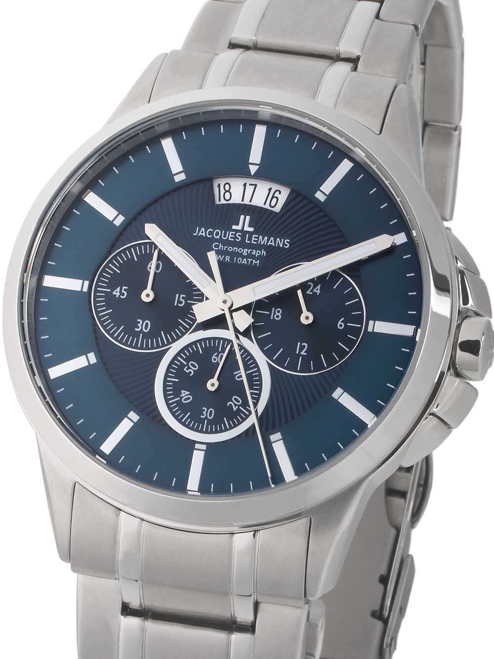 orologio uomo Jacques Lemans 1-1542I Sydney Men's Chronograph 42mm 10 ATM