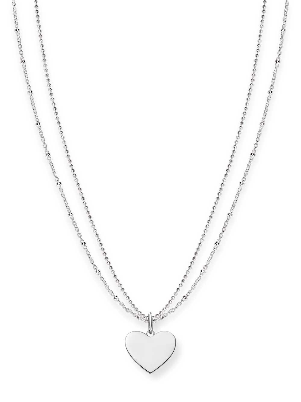 collana donna Thomas Sabo Necklace LBKE0004-001-12 925 with Pendant heart 40-45cm