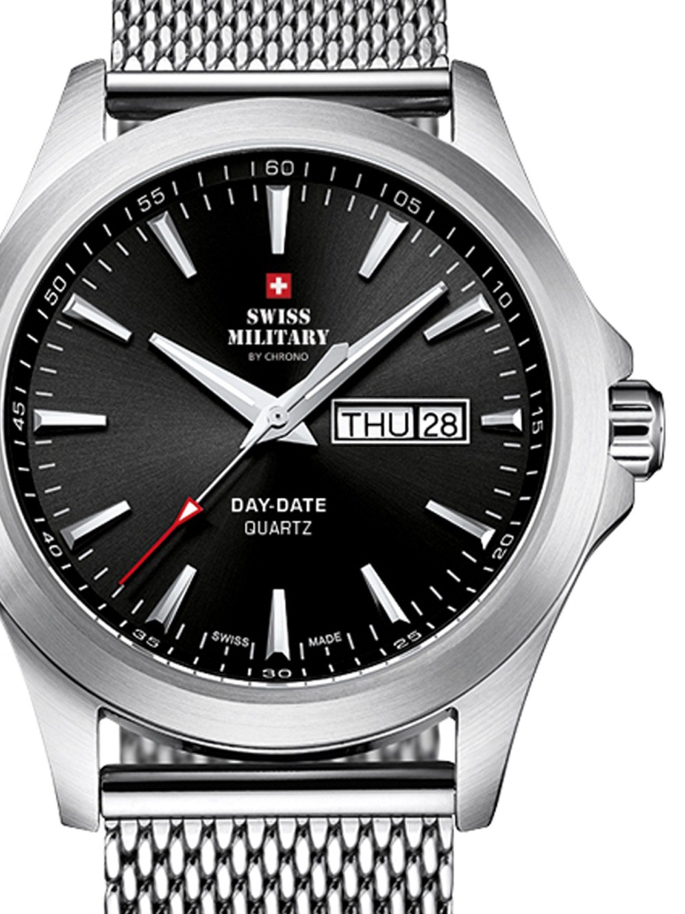orologio uomo Swiss Military SMP36040.01 Men's 42mm 5 ATM