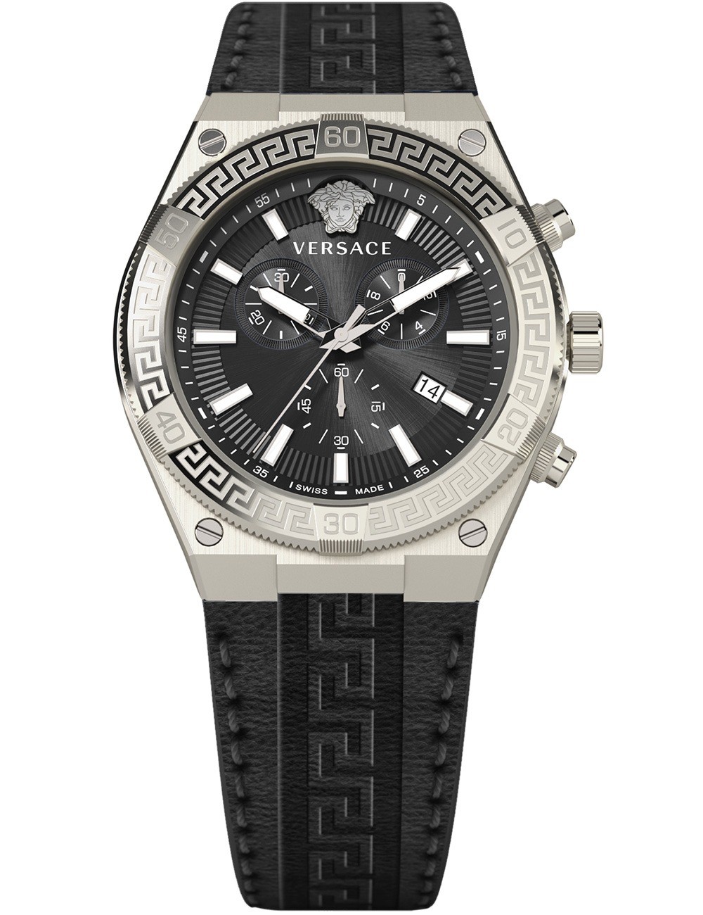 orologio uomo Versace VESO00222 Mens Watch Sporty Greca Chrono 46mm 5ATM
