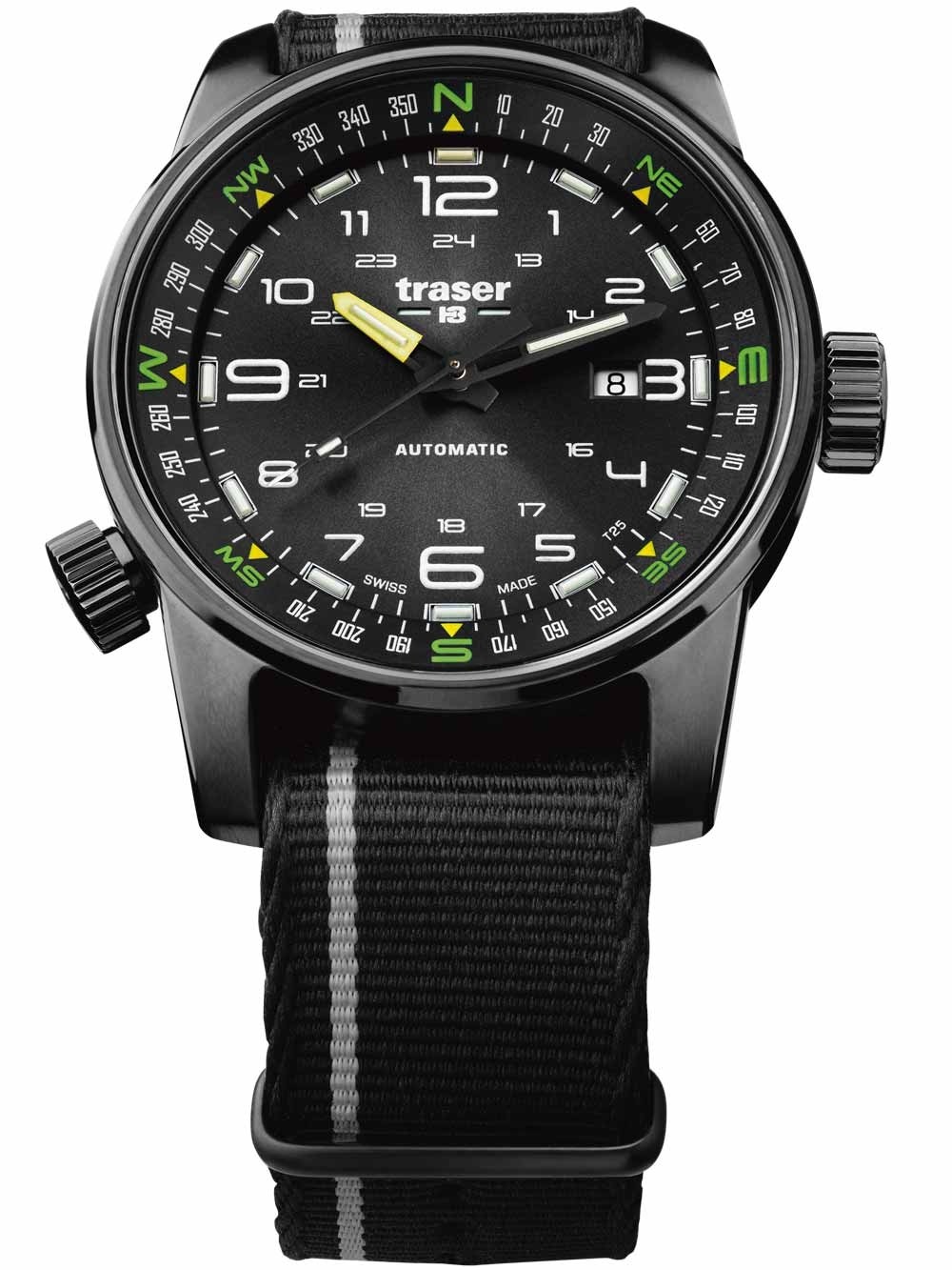 orologio uomo Traser H3 107718 P68 Pathfinder Automatic 46mm 10 ATM