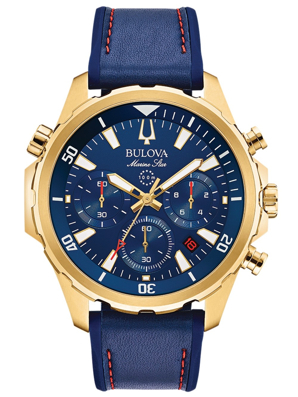 orologio uomo Bulova 97B168 Marine Star Chronograph 43mm 10ATM