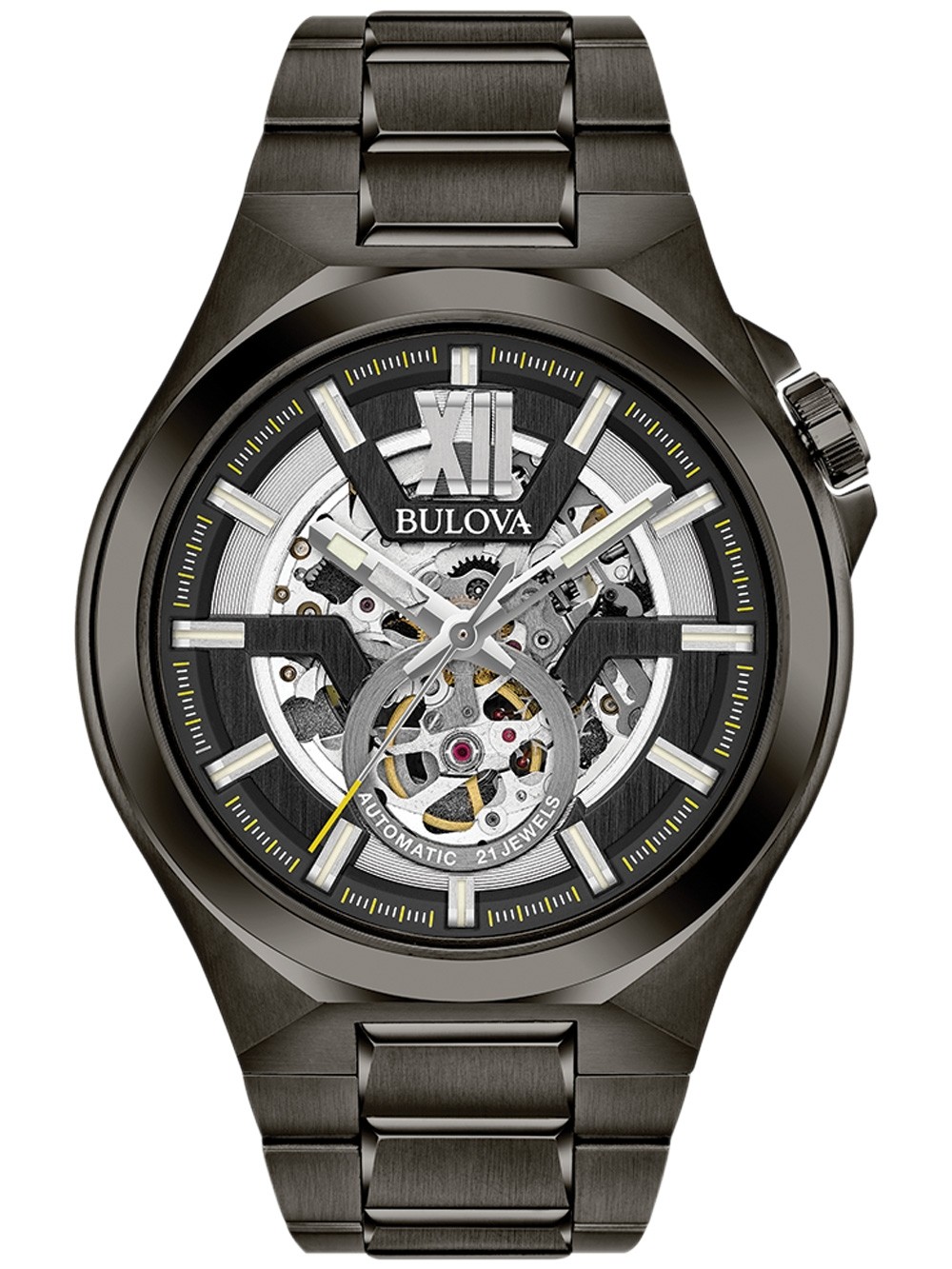 orologio uomo Bulova 98A179 Classic Automatic Men's 46mm 10ATM