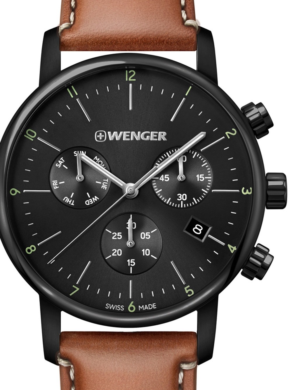 orologio uomo Wenger 01.1743.115 Urban Classic Chronograph 44mm 10ATM