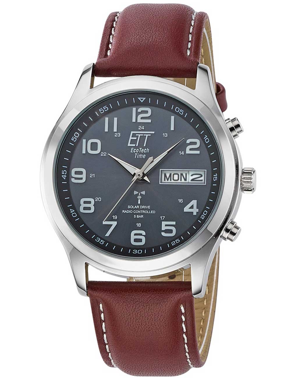orologio uomo ETT EGS-11251-22L Solar Drive Radio Controlled Gobi Men's 40mm 5ATM